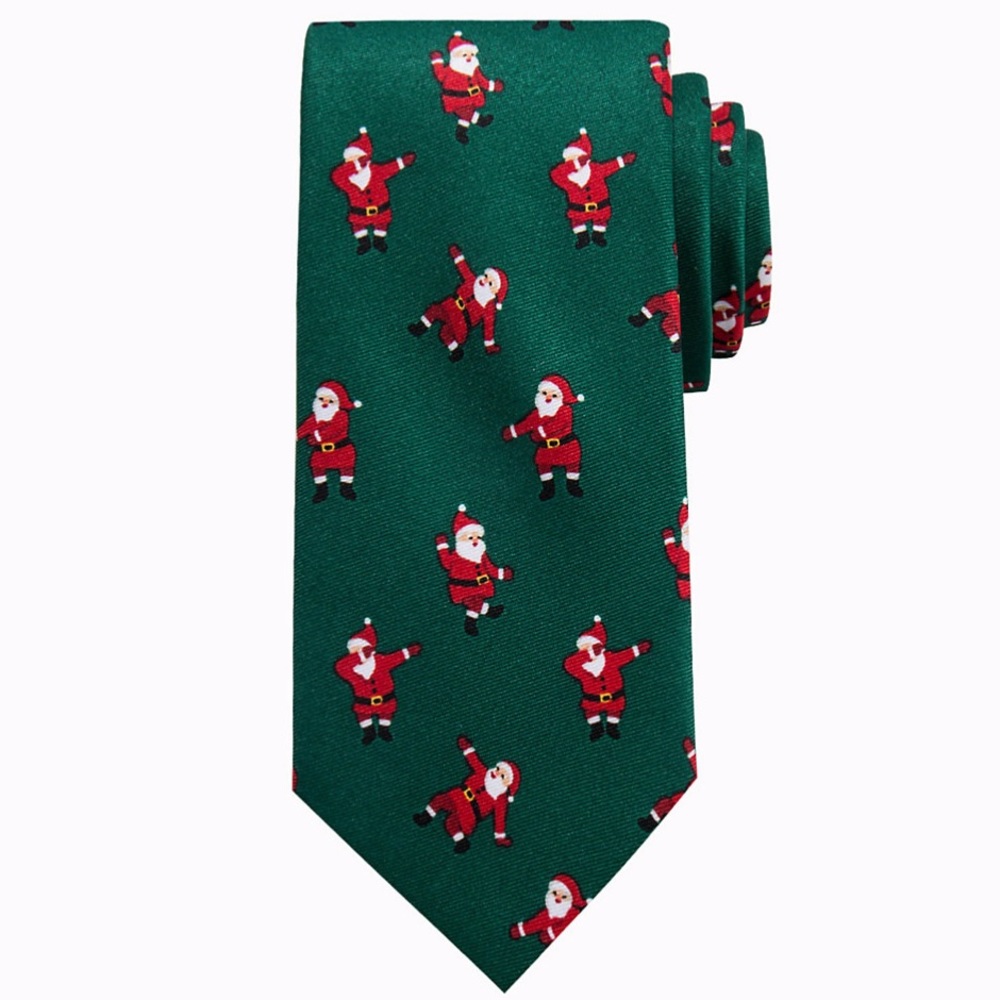 St. Nicholas Square Santa Christmas Holiday Party Tie - Picture 16 of 16